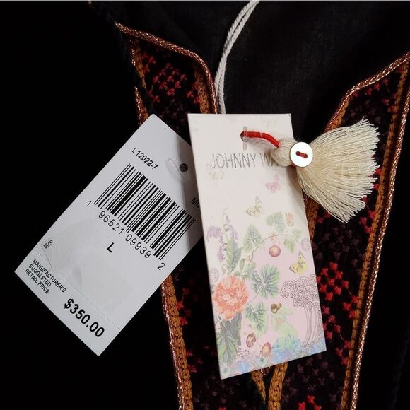 Johnny Was Kimmy Peasant Blouse Size L - Picture 4 of 16